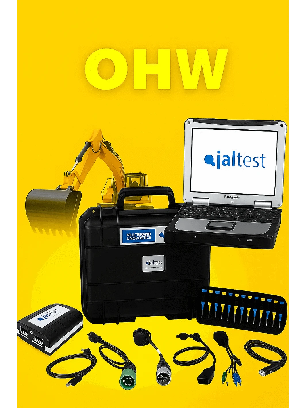 Ordenador de Diagnóstico Jaltest Off Highway y Maquinaria Pesada