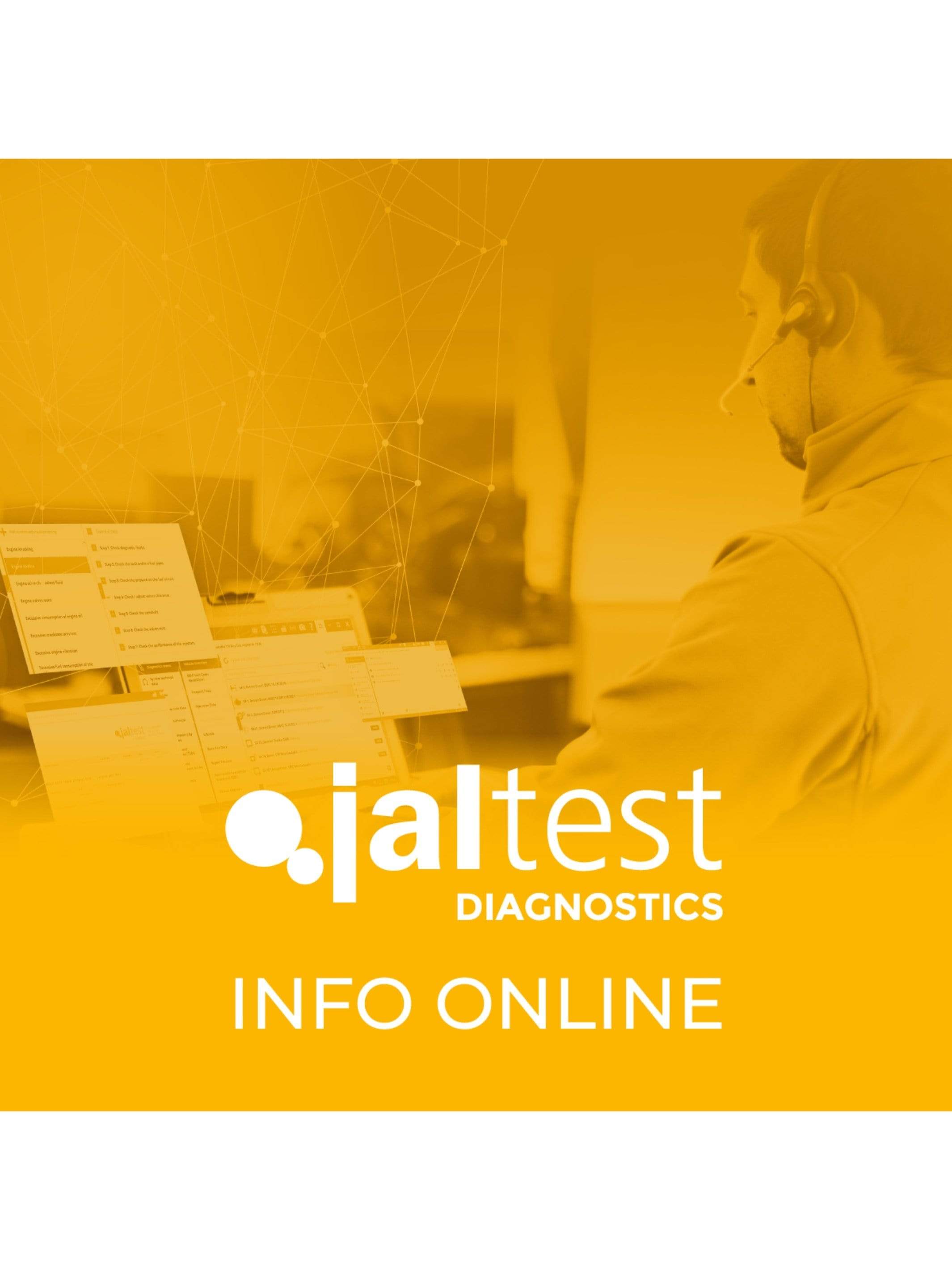 Jaltest OHW Diagnostic Info Online Support - Jaltest Construction, Off Highway, MH & Stationary Engine Diagnostic Software Tool Kit