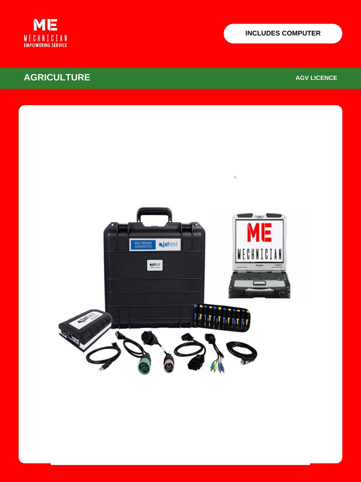 Jaltest Agricultural Equipment diagnostic kit — AGV licence, includes rugged diagnostic computer