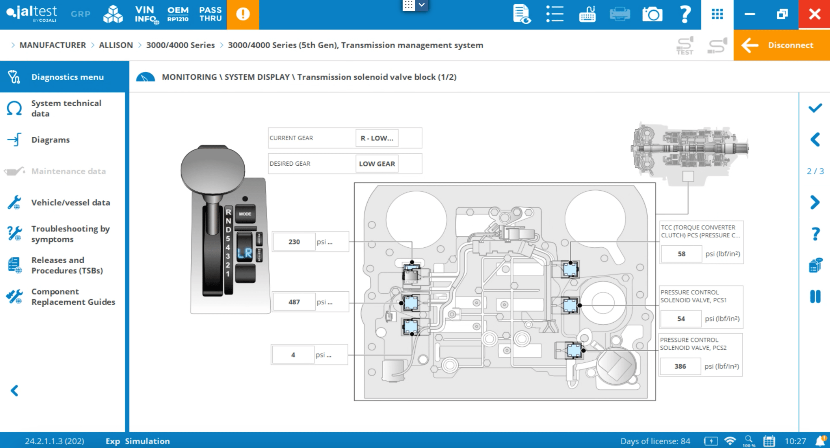 Cutting-Edge Features of the Allison Diagnostic Tool