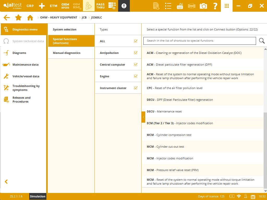 User-friendly Diagnostic Menu For Fault Code Clearance