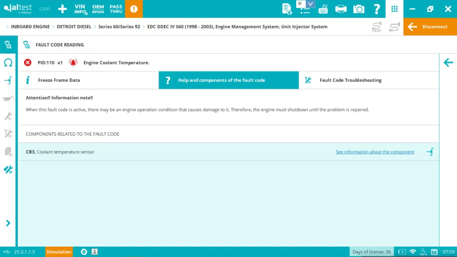Why Bank on Jaltest Software for Detroit S60 Inboard Engine Diagnostics