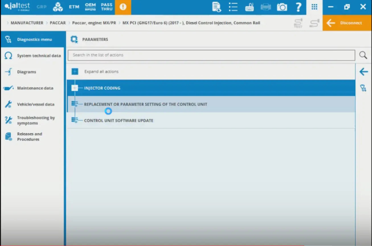 Scanner software screenshot