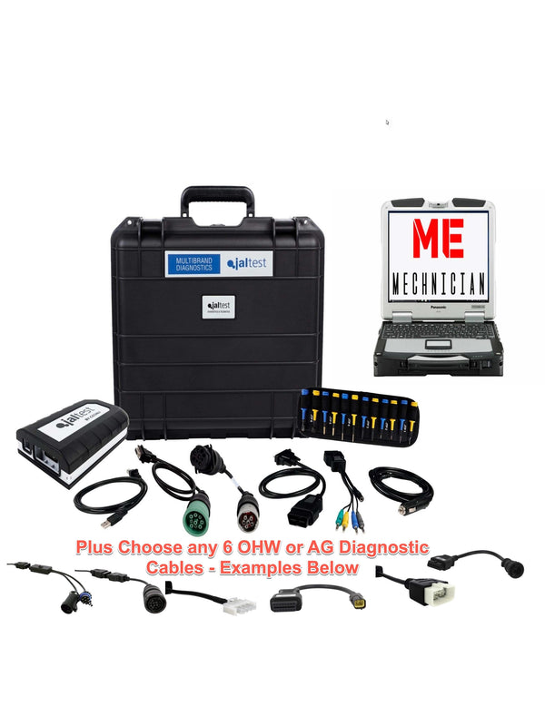 Jaltest Deluxe Diagnostic Computer Construction & Heavy Equipment Kit